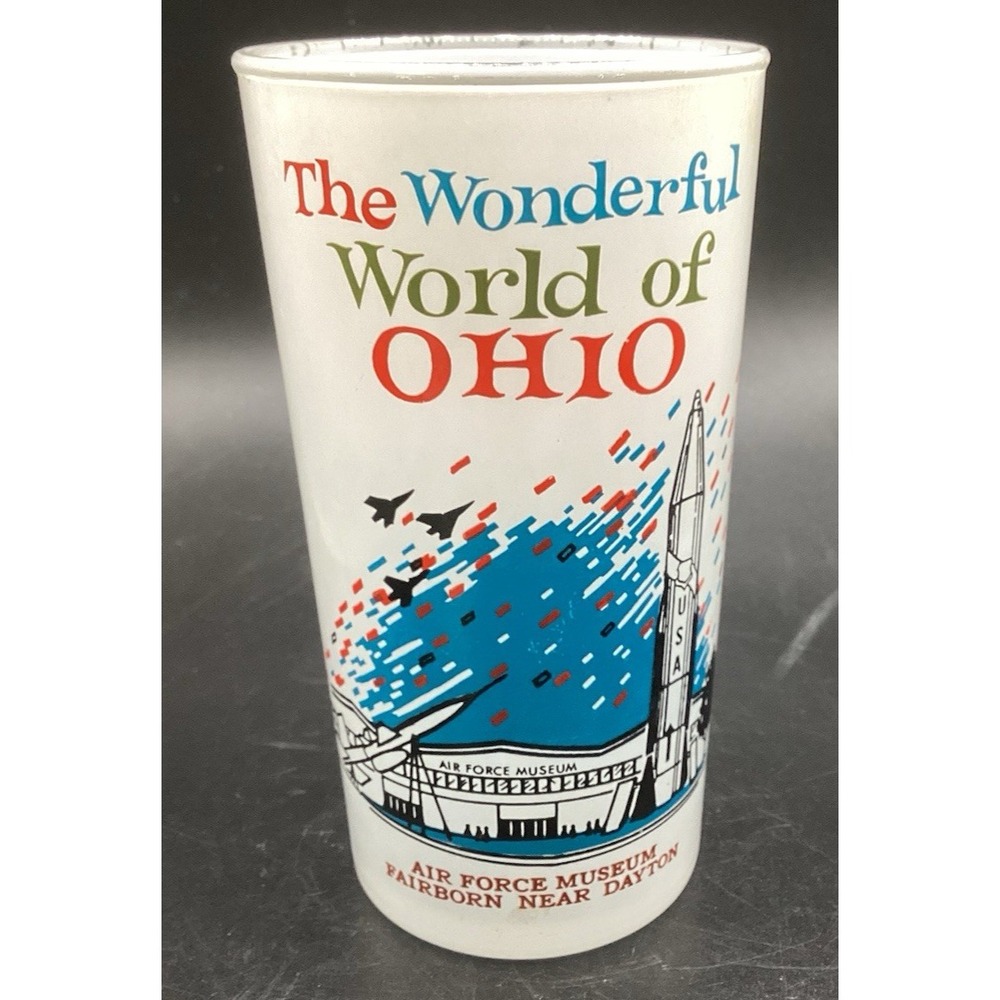 VTG‎ "The Wonderful World Of Ohio" Air Force Museum Glass-Fairborn, OH